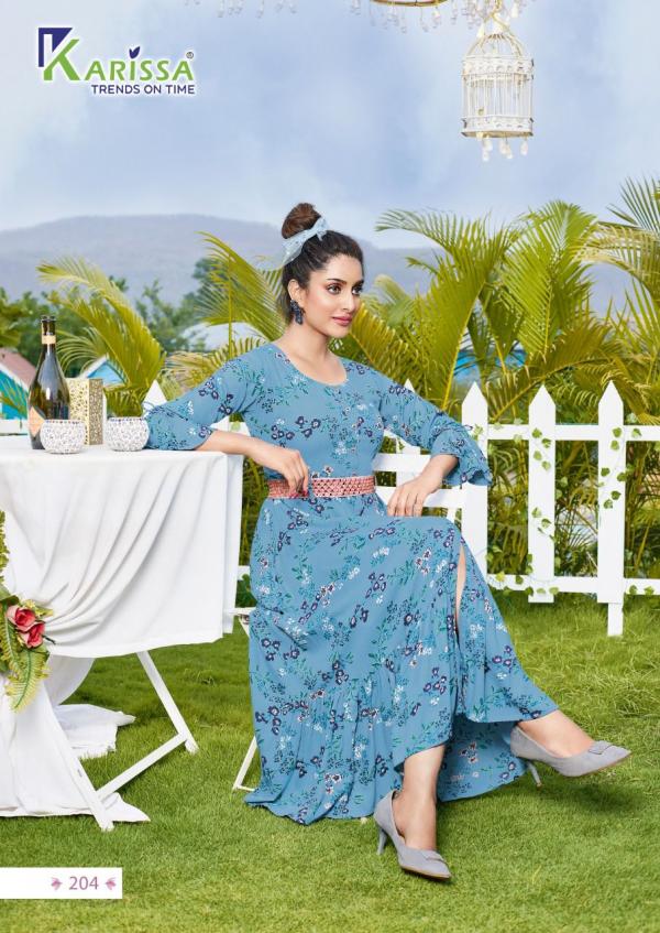 Karissa Kinlee Vol 2 Rayon Print With Designer Exclusive Kurti Collection